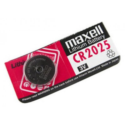 PILAS CR2025 MAXELL CR2025-B1 3V BLISTER 1 UNIDAD